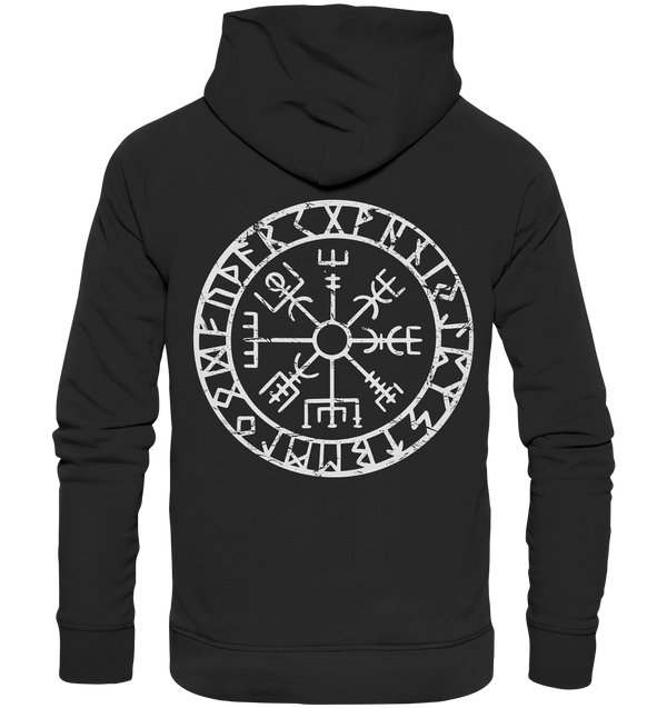 Organic Hoodie "Vegvisir" (Backprint)