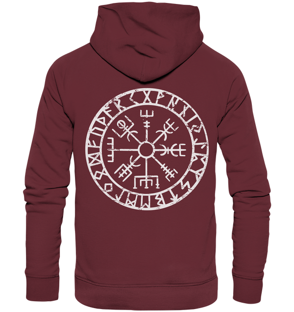 Organic Hoodie "Vegvisir" (Backprint)