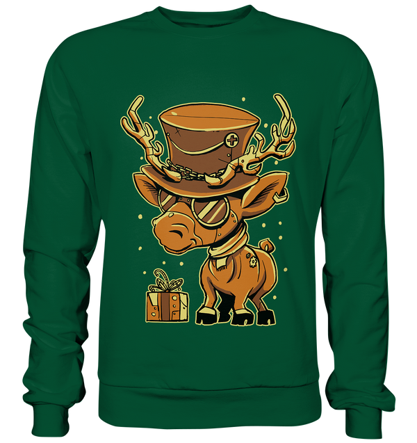 Premium Sweatshirt "Steampunk Reindeer"