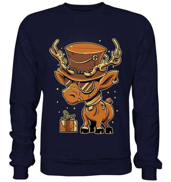 Premium Sweatshirt "Steampunk Reindeer"