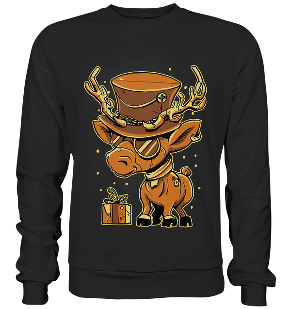 Premium Sweatshirt "Steampunk Reindeer"