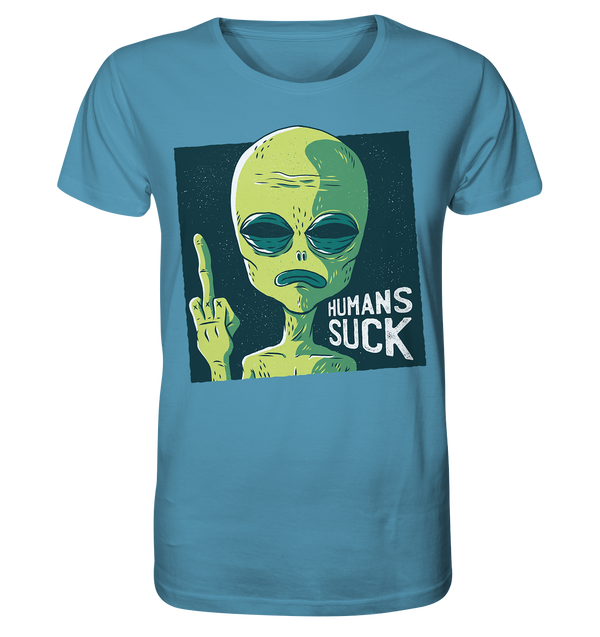 Organic Shirt "Humans Suck"