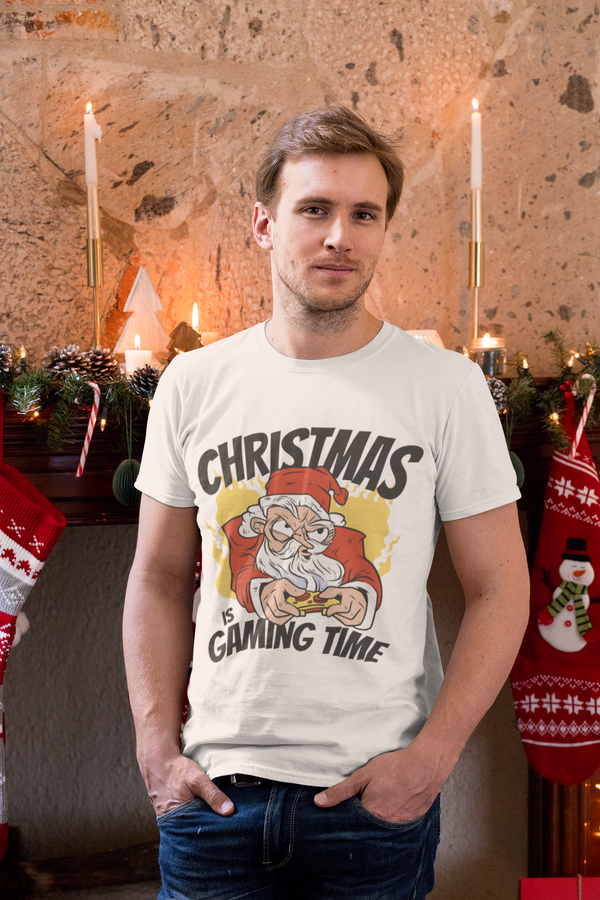 Organic Shirt "Christmas is Gaming Time"