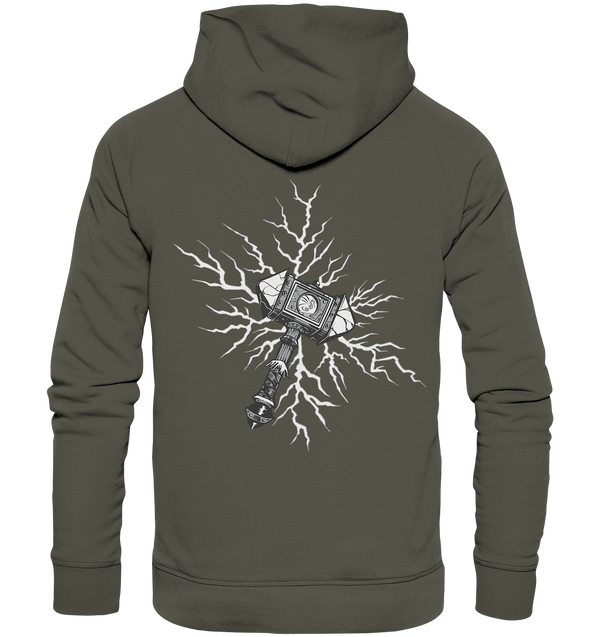 Organic Hoodie "Mjölnir - Thors Hammer"