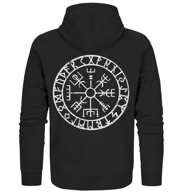 Organic Zipper "Vegvisir" (Backprint)