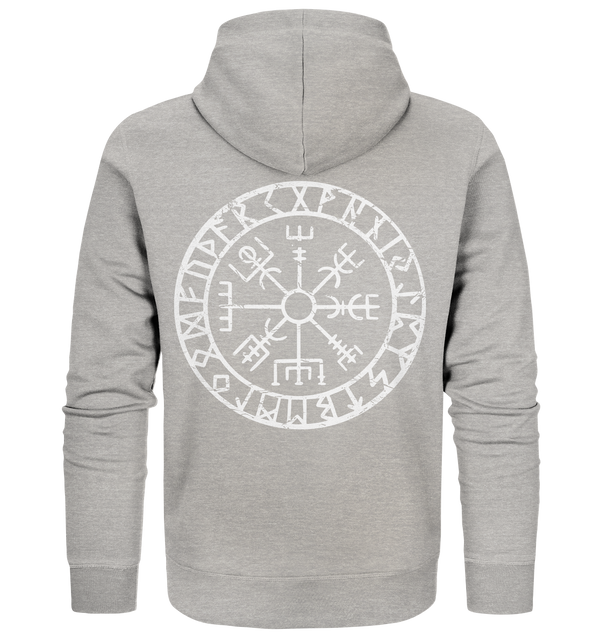 Organic Zipper "Vegvisir" (Backprint)