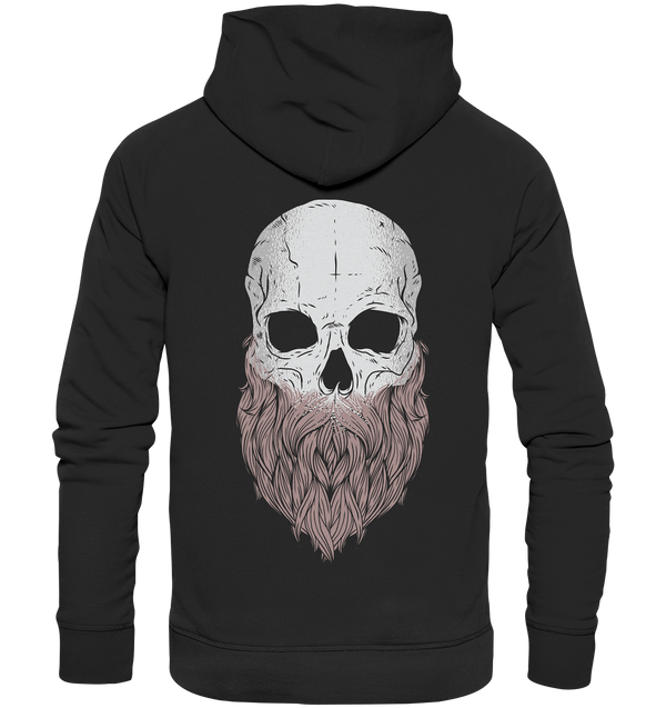 Premium Hoodie "Bearded Skull" (Backprint)