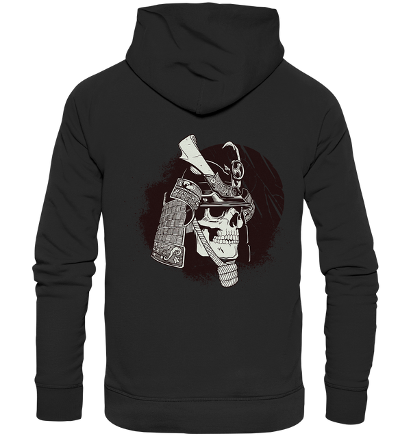 Premium Hoodie "Samurai Skeleton Warrior" (Backprint)