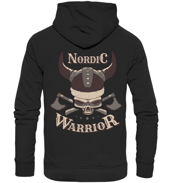 Premium Hoodie "Nordic Warrior" (Backprint)