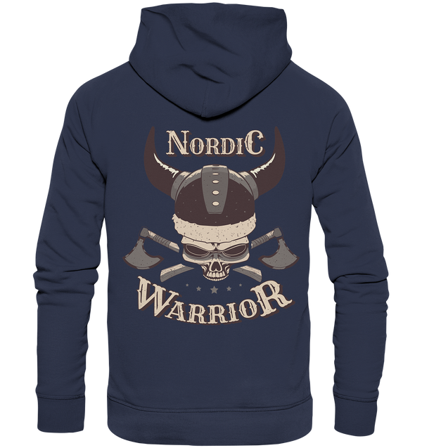 Premium Hoodie "Nordic Warrior" (Backprint)