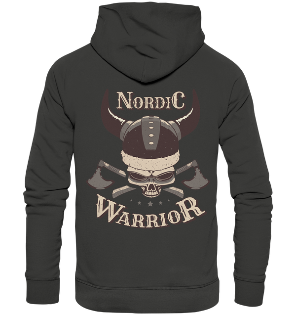 Premium Hoodie "Nordic Warrior" (Backprint)