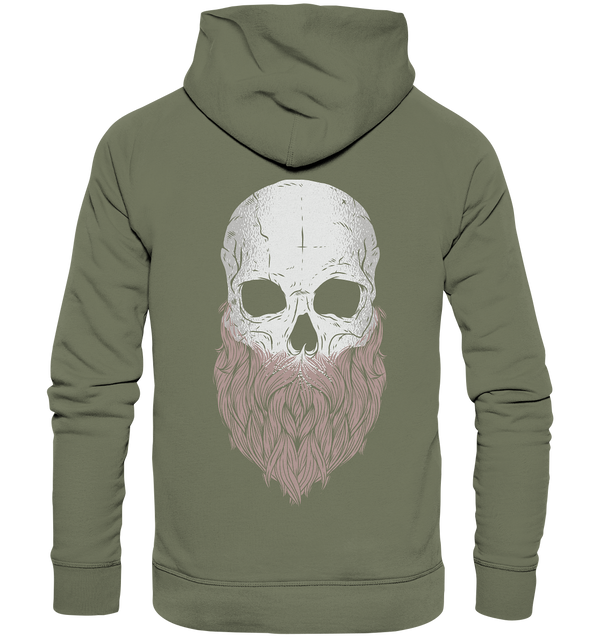 Premium Hoodie "Bearded Skull" (Backprint)