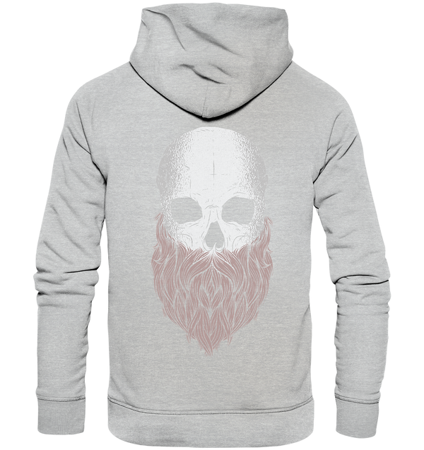 Premium Hoodie "Bearded Skull" (Backprint)