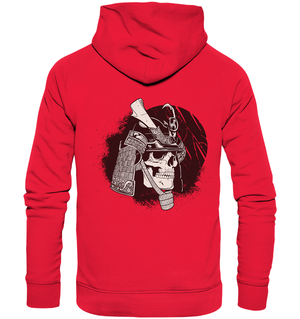 Premium Hoodie "Samurai Skeleton Warrior" (Backprint)