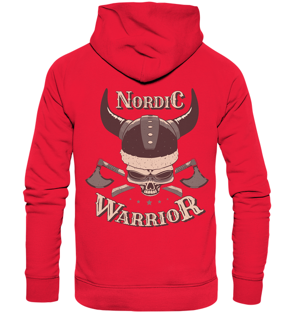 Premium Hoodie "Nordic Warrior" (Backprint)