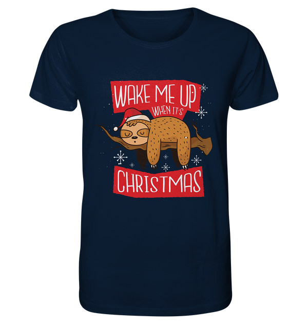 Organic Shirt "Christmas Sloth"