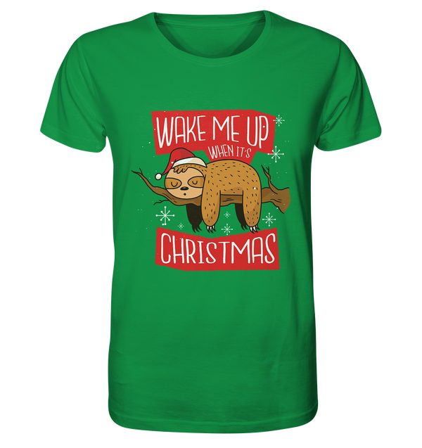 Organic Shirt "Christmas Sloth"