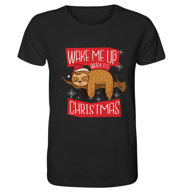 Organic Shirt "Christmas Sloth"