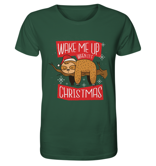 Organic Shirt "Christmas Sloth"