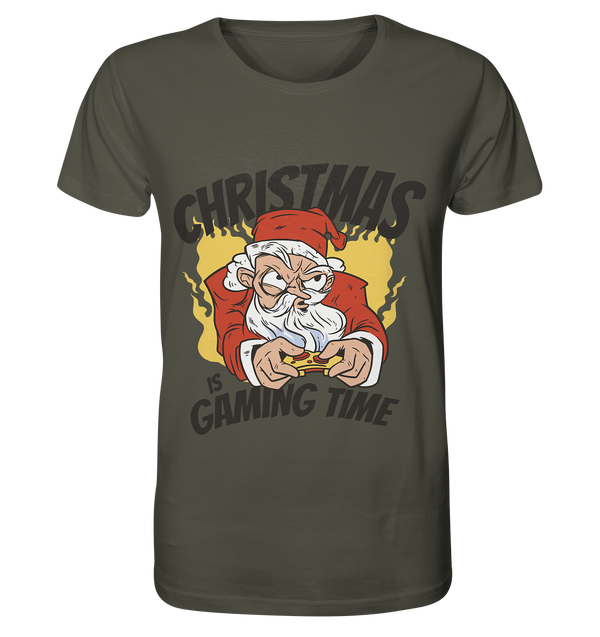 Organic Shirt "Christmas is Gaming Time"