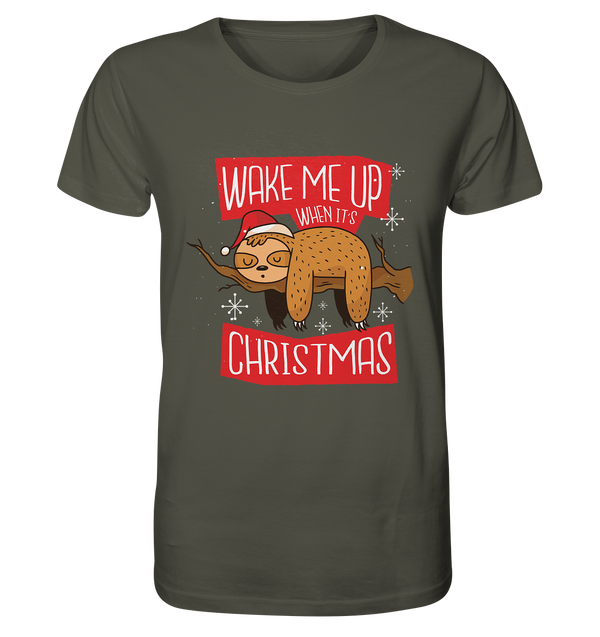 Organic Shirt "Christmas Sloth"