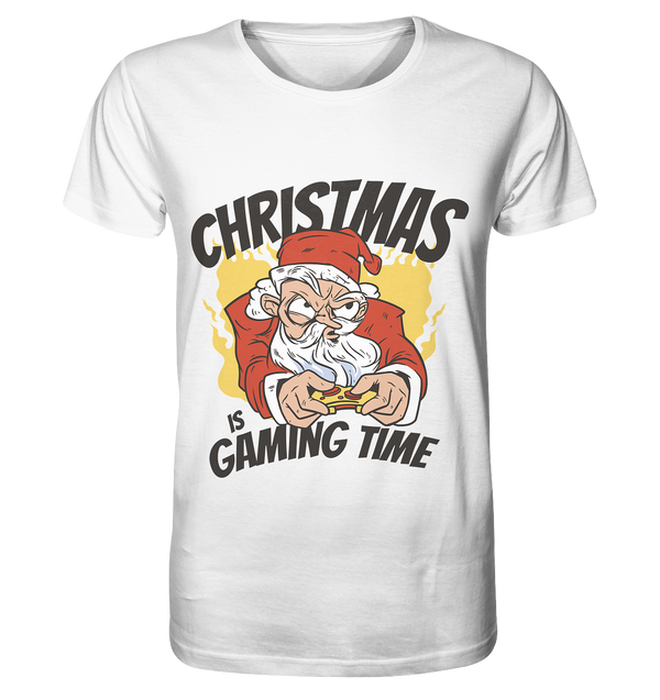 Organic Shirt "Christmas is Gaming Time"