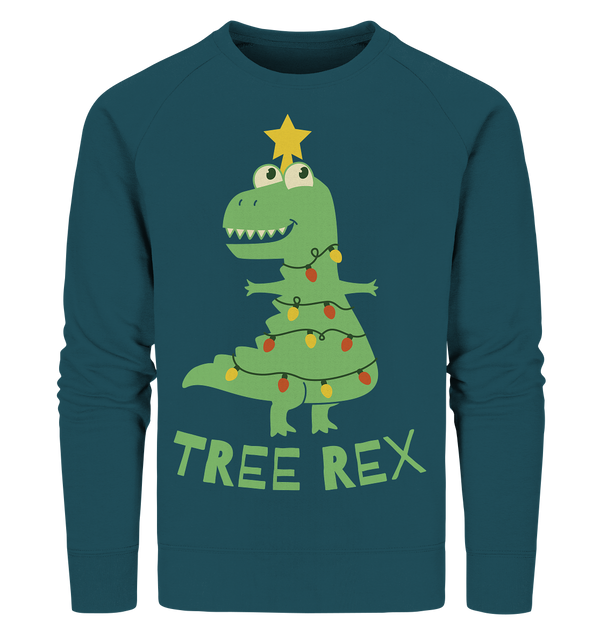 Organic Sweatshirt "Tree Rex"