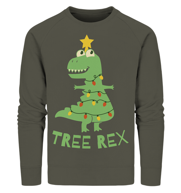 Organic Sweatshirt "Tree Rex"