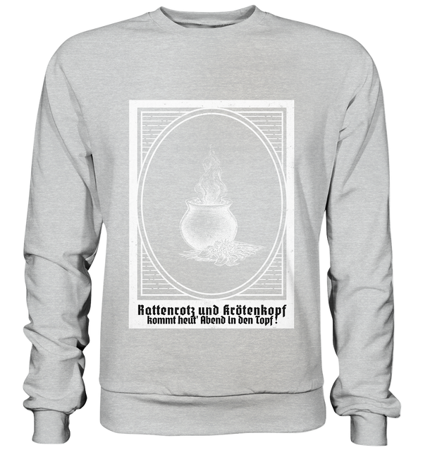 Premium Sweatshirt "Rattenrotz und Krötenkopf"